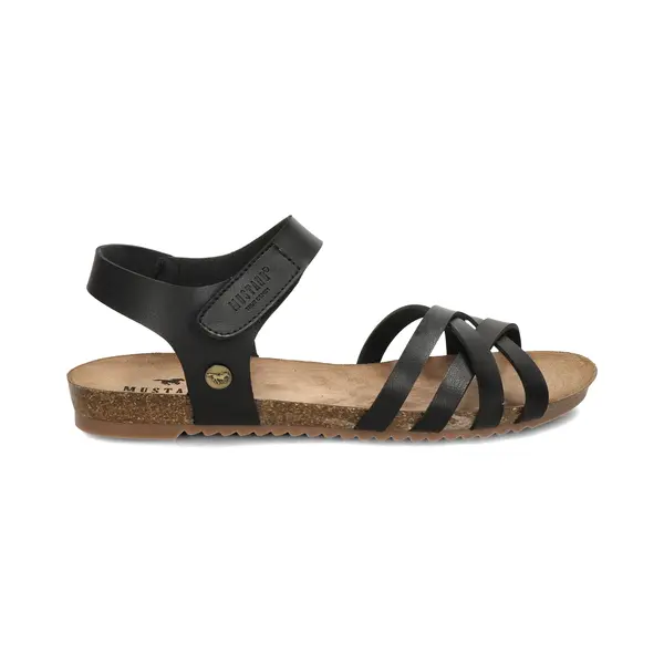 Mustang Sandalen Plat Sandalen Plat - Zwart - Maat 38 thumbnail