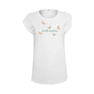 Mister Tee - Self-Care Dames T-shirt - M - Wit