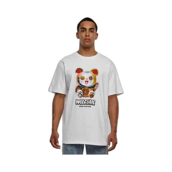 Oversized T-shirt Mister Tee Welcome Cat Heavy thumbnail