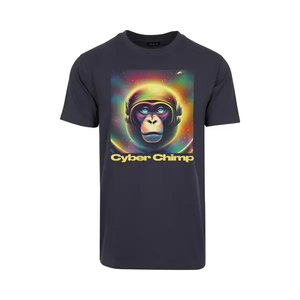Mister Tee - Cyber Chimp Heren T-shirt - Xs - Blauw thumbnail