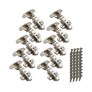 Sotech 10 Stück Hettich Sensys 8645i TH52 110 Grad Eckanschlag Standard Scharnier Inkl M4x16mm Schrauben Höhe (Distanz), 1, 5 Mm Mit Soft Close