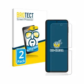 Brotect - Screenprotector Voor Samsung Galaxy Z Flip 3 5G - Folie Beschermfolie Transparant 2 Stuks