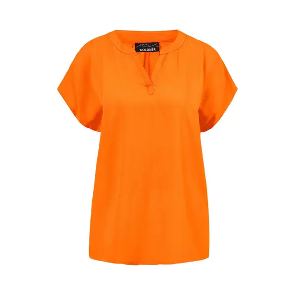 Goldner Blouse Met Tuniekhals thumbnail