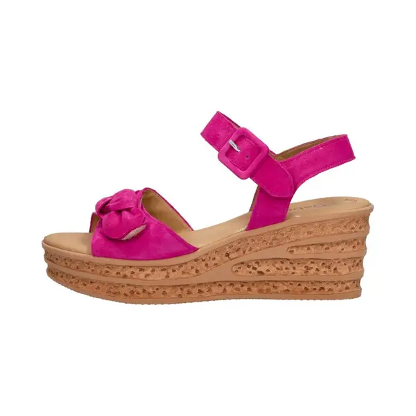 Gabor Damen Keilsandalen, Frauen Sandalen, Best Fitting, Keilsandaletten, Keilabsatz, Wedge-Heel, hoch, Sommerschuhe, Freizeitschuhe, pink, 37 Eu / 4 thumbnail