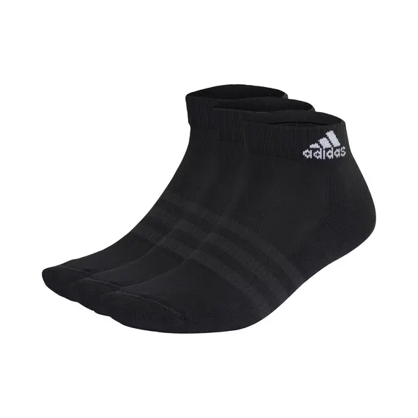 Adidas Cushioned Sportswear Ankle Socken (3 Paar) - Schwarz -43-4 thumbnail