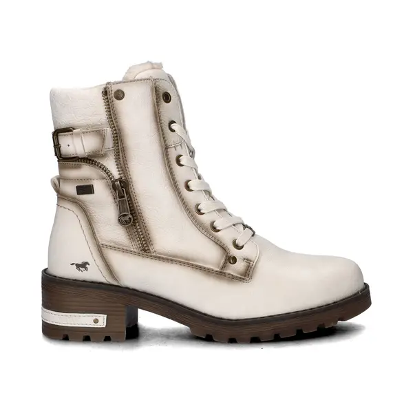 Mustang Veterschoenen Hoog Veterschoenen Hoog - Gebroken Wit - Maat 37 thumbnail