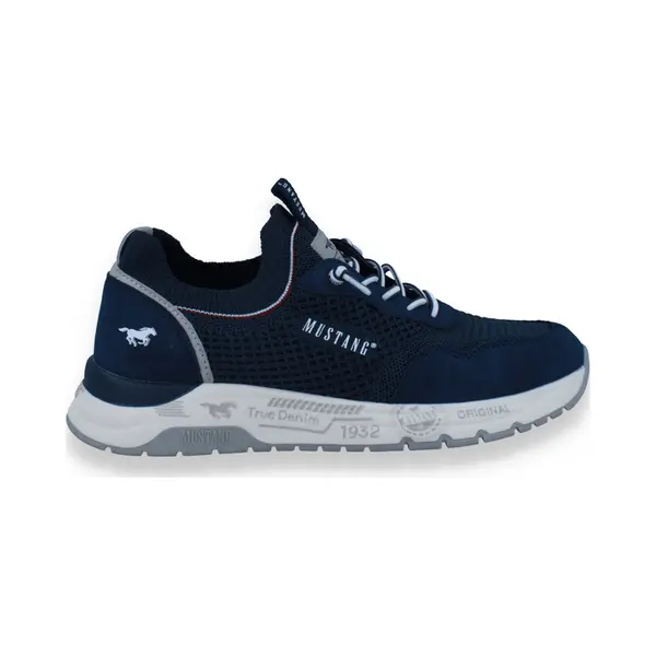 Mustang Heren Sneaker | Blauw | Maat, 44 thumbnail