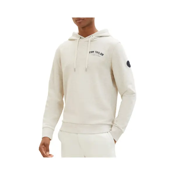 Tom Tailor - Hoodie - Heren - Xxl - Beige - Katoen - 1037751 thumbnail