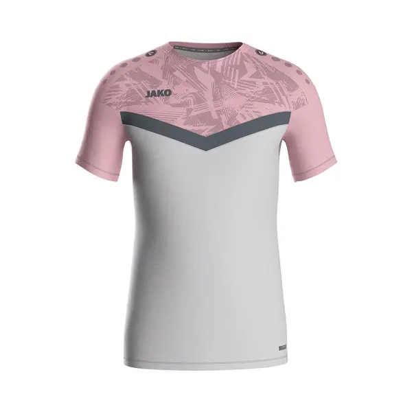 Jako Iconic T-Shirt Heren - Zachtgrijs / Roze / Antra Light | Maat, M thumbnail