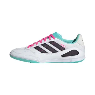 Adidas Super Sala Iii Ic - Weiß/Schwarz/Flash Aqua - Halle (Ic), Größe 47⅓