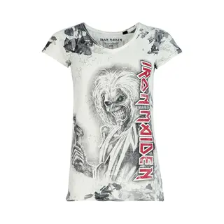 Iron Maiden Killers T-Shirt White Grey