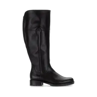 Gabor Damen Klassische Stiefel, Frauen Stiefel, uebergangsschuhe, lederstiefel, reißverschluss, Boots, Winterstiefel, schwarz (Micro), 37 Eu / 4 Uk