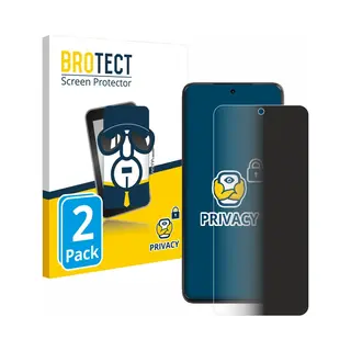 Brotect Anti-spionnetje Privacyfolie Beschermfolie Tegen Blauw Licht (2 Pcs., Motorola ThinkPhone 25), Smartphone Beschermfolie, Blauw