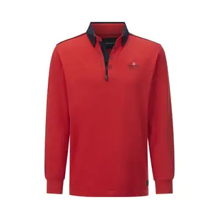 Babista Herren Sweatshirt Modasole Rot, M - 48/50