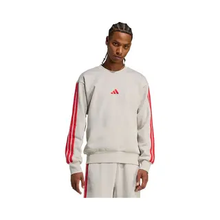 Adidas Essentials 3 Stripes Fleece Sweatshirt Beige Xl Man