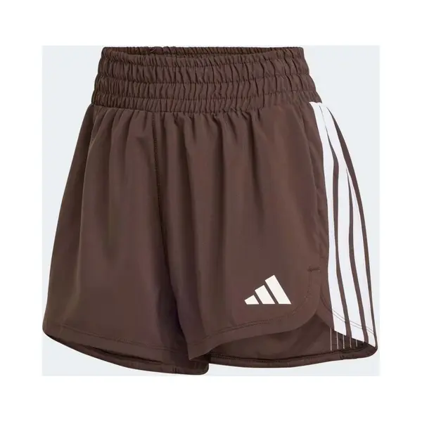 Adidas Performance Pacer Woven High Rise Workoutshort - Dames - Bruin thumbnail