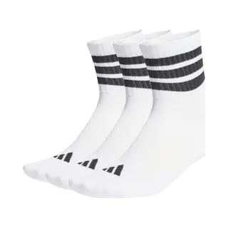 Mid-calf Cushioned Socks Adidas 3 Stripes (x3)