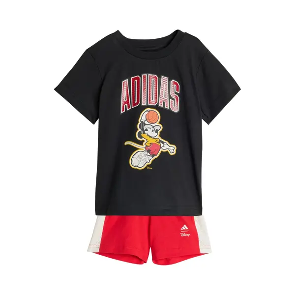 Adidas Sportswear Trainingspak 'Disney Micky Maus' Donkeroranje / Robijnrood / Zwart / Wit thumbnail