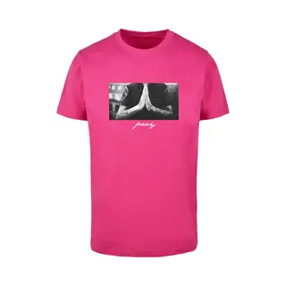 Mister Tee, Herren, Shirts, Pray Tee - 330, Rosa, (M)