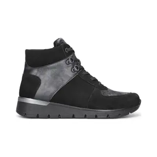 Waldläufer OrthoTritt Dames Veterboot - 626K82-304-001 Zwart - Wijdte K - Maat 6½ (40)