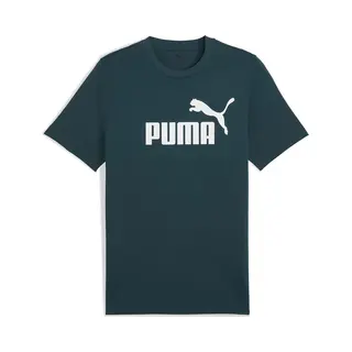 Puma Ess No 1 Logo T-shirt Met Korte Mouwen Groen S Man