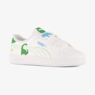 Puma Smash 3.0 Dino V Inf Jongens Sneakers Wit - Maat 20