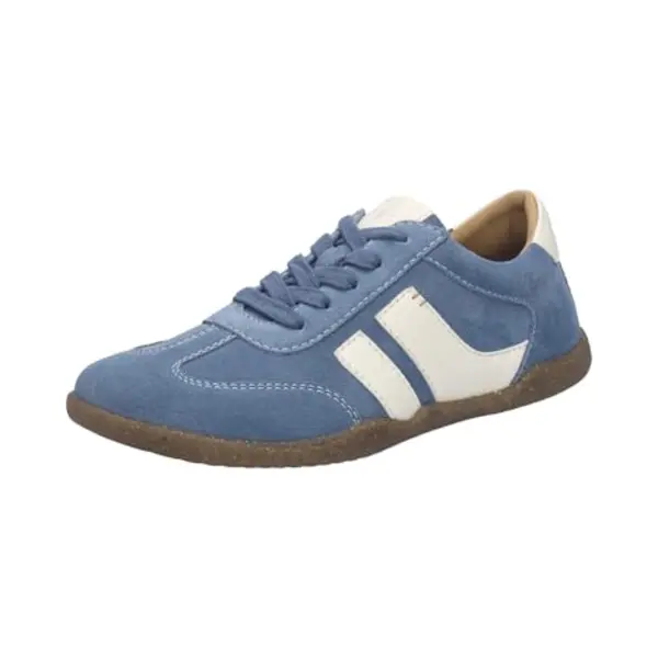 Josef Seibel Damen Low-Top Sneaker Cassandra.11, Weite G (Normal), Wechselfußbett, Laufschuhe, schnürschuhe, Slate Blue-Kombi, 39 Eu thumbnail