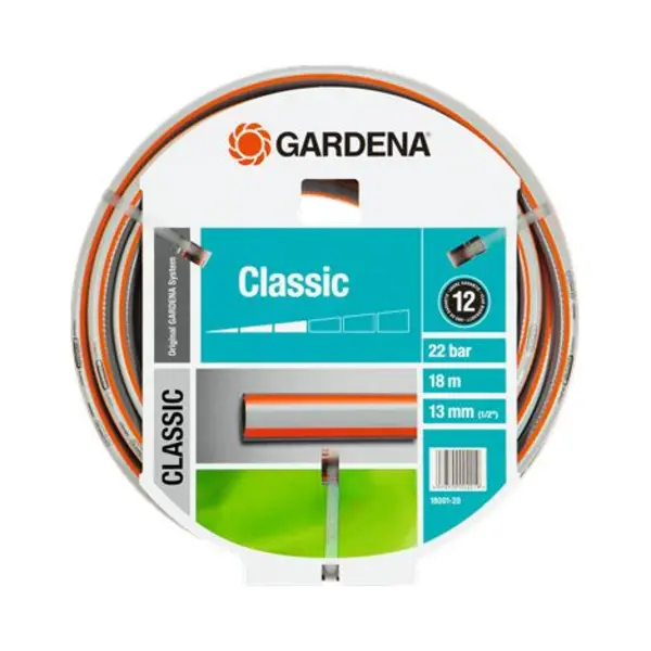 Gardena 18001-20 garden hose 18 m Grey, Orange thumbnail