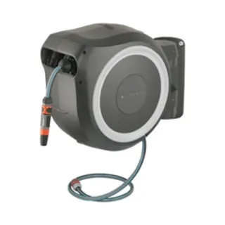 Gardena RollUp L Wandmontierte Rolle Automatisch Schwarz, Blau, Grau