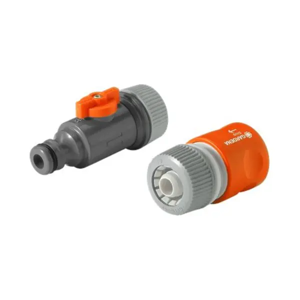 Gardena 1989-20 Anschlussteil für Wasserschlauch Orange, Grau 2 Stück(e) thumbnail