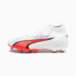 Puma Pro Fg Voetbalschoenen White Black Fire Orchid Maat 40