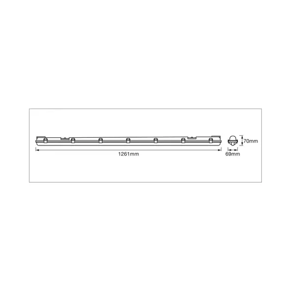 Osram Vochtbestendige Lamp Submarine 126 Cm 1 X 15 W G13-Led IP65 thumbnail