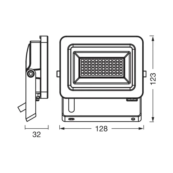 Osram Led-Strahler Floodlight Ea, 15 W, IP65, Schwarz, Alu thumbnail