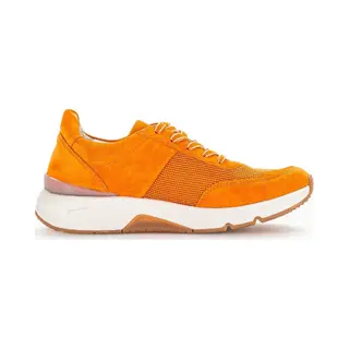 Gabor Rollingsoft Sensitive 46.897.31 - Dames Rollende Wandelsneaker - Oranje - Maat 41 (Eu) 7.5 (Uk)
