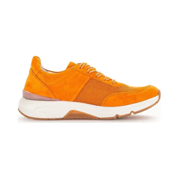 Gabor Rollingsoft Sensitive 46.897.31 - Dames Rollende Wandelsneaker - Oranje - Maat 41 (Eu) 7.5 (Uk) thumbnail