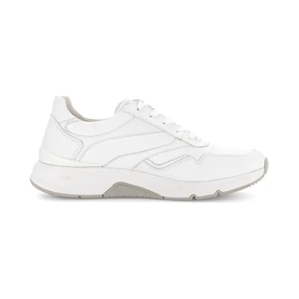 Gabor Lage Sneakers Voor Dames, Wit 51 thumbnail