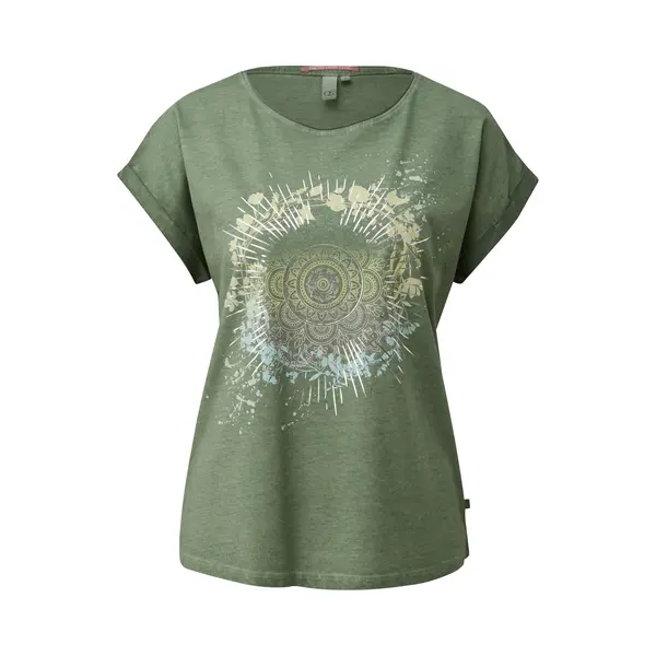 Qs Shirt Lichtblauw / Geel / Lichtgroen thumbnail