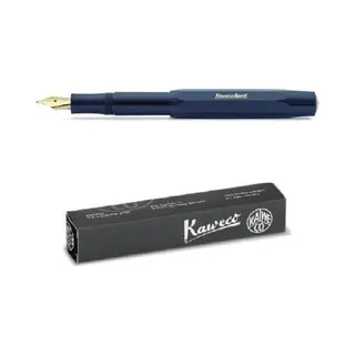 Kaweco Classic Sport Fountain Pen Navy Blue With Gold-Plated Steel Nib And Iridium Tip For Ink Cartridges I Sport Fountain Pen 13 Cm I Nib, Bb (Extra