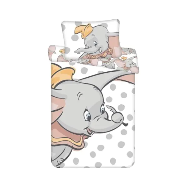 Ac-Deco Disney Dumbo Bettwäsche – Bettbezug 100x135 Cm & Kissenbezug 40x60 Cm thumbnail