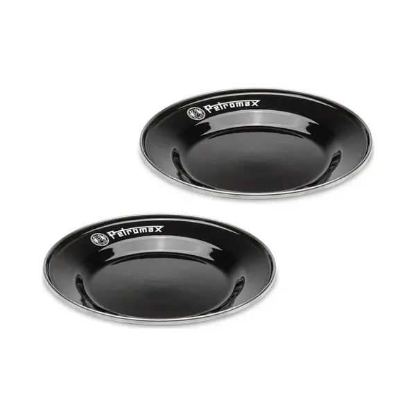 2 Stück Petromax Emaille Teller 18 Cm Schwarz = 8, 95 €/Stück thumbnail