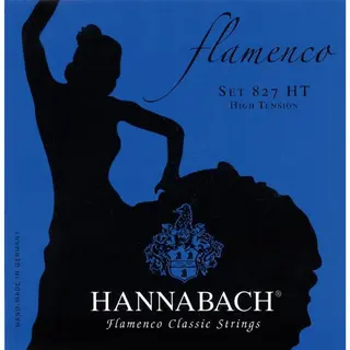 Hannabach Classical Guitar Strings Flamenco Series 827 High Tension Set Made In Germany - 827HT