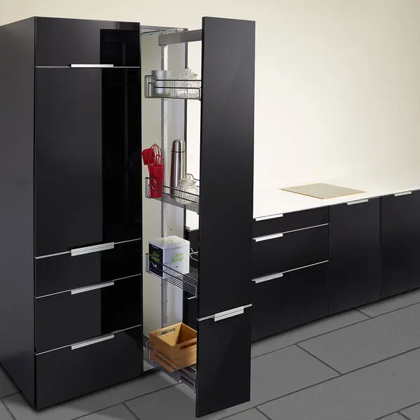 Sotech Kesseböhmer Dispensa-X Met Set Van Manden Zilvergrijs Apothekersuittrek 100 Kg Draagkracht Voor Corpusbreedte 300 Mm En Corpushoogte 1600 - 2000 Mm thumbnail