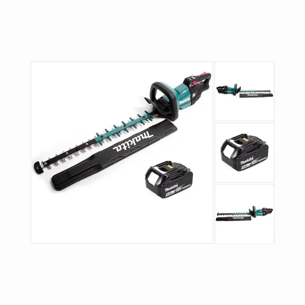 Duh 601 T1 Akku Heckenschere 18v 60cm Brushless + 1x Akku 5, 0ah - Ohne Ladegerät - Makita thumbnail