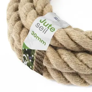 Dq-Pp Juteseil – 15m – 30mm Stark – Kordel Natur Braun Naturfasern – Diy Dekoration – Makramee – Garten Tauziehen Handlauf