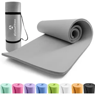 #DoYourFitness Yogamatte Rutschfest, Für Einsteiger Und Fortgeschrittene, Gelenkschonende Gymnastikmatte, 183cm X 61cm [Indoor/Outdoor]