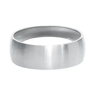 EtNox Edelstahlring Ring Silberfarben