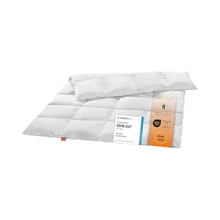Sleepling Warme Daunendecke 200x200 Cm, Bettdecke, Winterdecke, 90% Daunen 10% Federn, Winter Bettdecke 200 X 200 Cm, Made In Eu, Öko-Tex, Downpass,