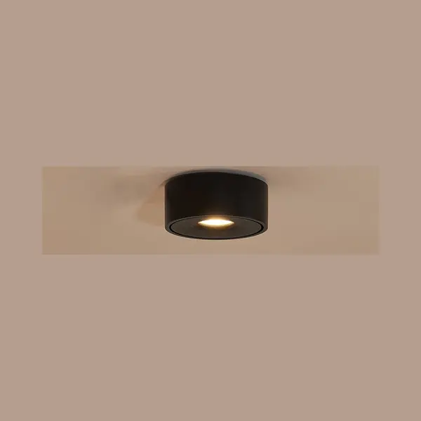Arcchio Led-Deckenlampe Rotari, Schwarz, Metall, Ø 12cm thumbnail
