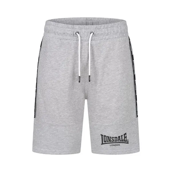 Lonsdale Herren Shorts Normale Passform Scarvell, Marl Grey/Black/White, 3XL, 117566 thumbnail