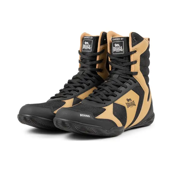 Lonsdale Boxschuhe (1 Paar) Heskin, Black/Gold/White, 44 thumbnail